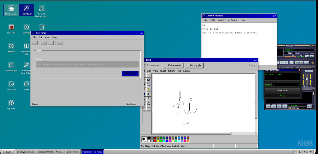 Kit OS Screenshot